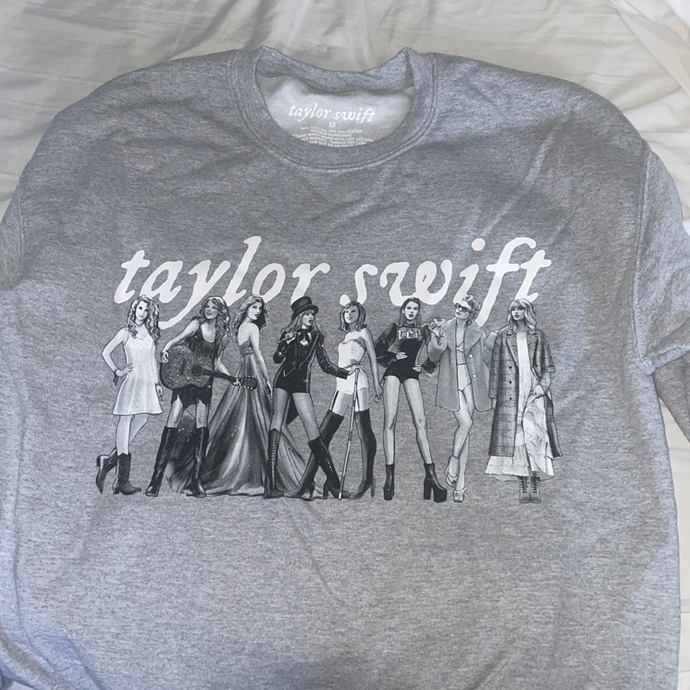 Taylor Swift Eras Sweatshirt - Black & White